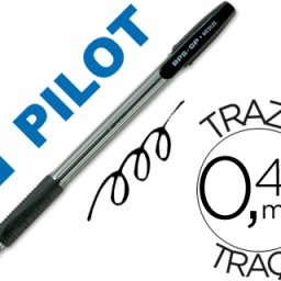Bolígrafo Pilot BPS-GP tinta negra sujeción de caucho
